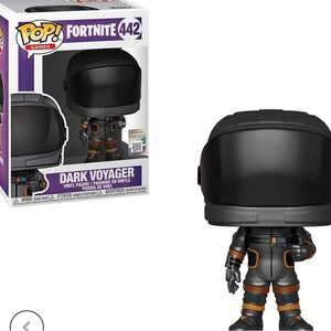 Funko Pop Fortnite Dark Voyager with Black and Orange Suit